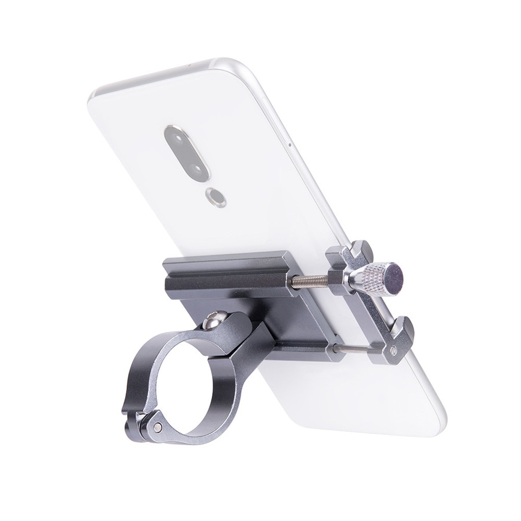 Aluminium cykel telefonholder til smartphone justerbar support gps cykel telefon stativbeslag til mobiltelefon #30