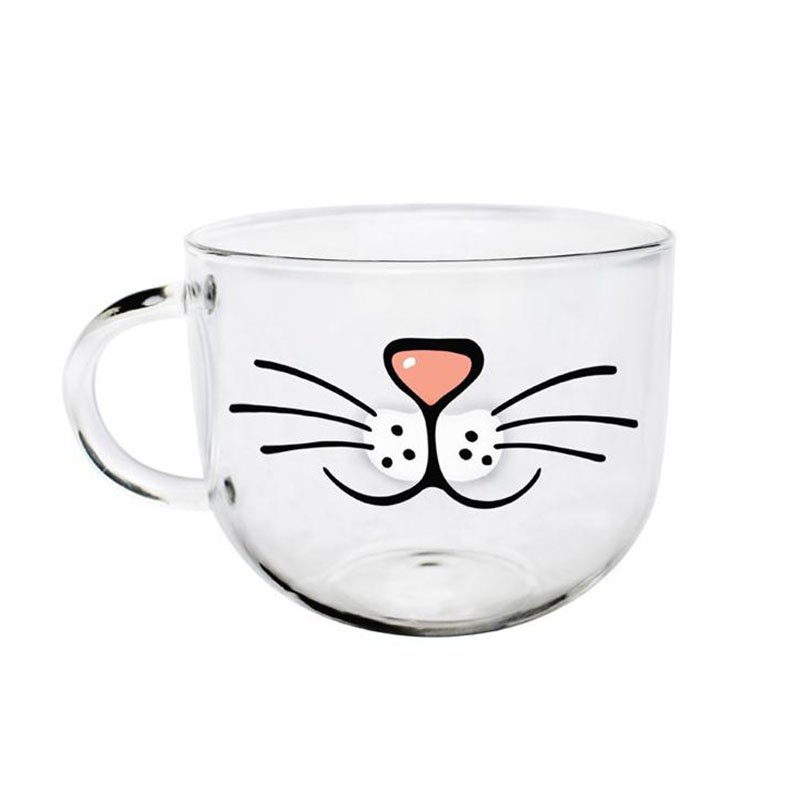BAISPO Kat cup Mike koffie Milieuvriendelijke draagbare Cartoon Mok Handgreep Persoonlijkheid cup creatieve Water mok