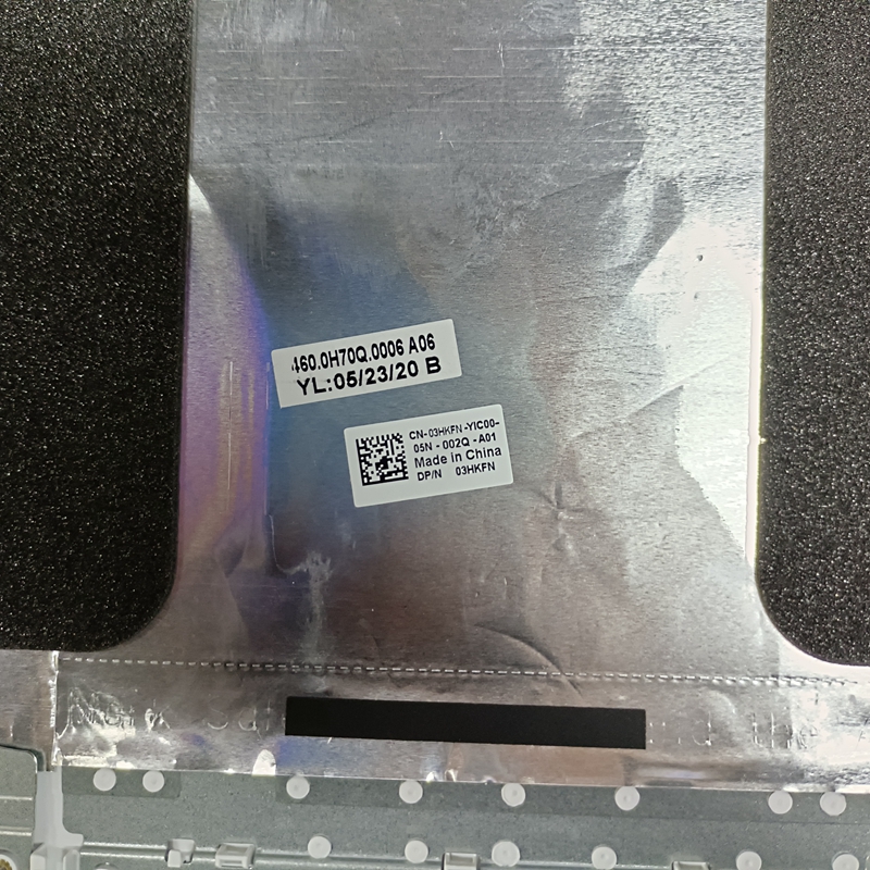 New original for dell series 15 g3 3590 p89f 3500 display lcd back cover white laptop shell 3 hkfn 03 hkfn [blue logo]