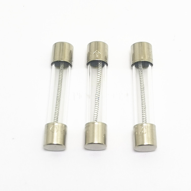Fusible de fusión lenta, 250V, 1A, 2A, 3A, 4A, 5A, 8A, 313, dimensiones del fusible de retardo de tiempo de vidrio, 6x32mm, 313, 2 unids/lote