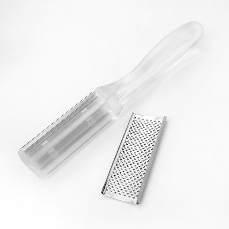 1 Pc Foot Rasp Feet File Tools Stainless Steel Grater Dual Sided Lima Pies Scrub Removable Dead Skin Remover