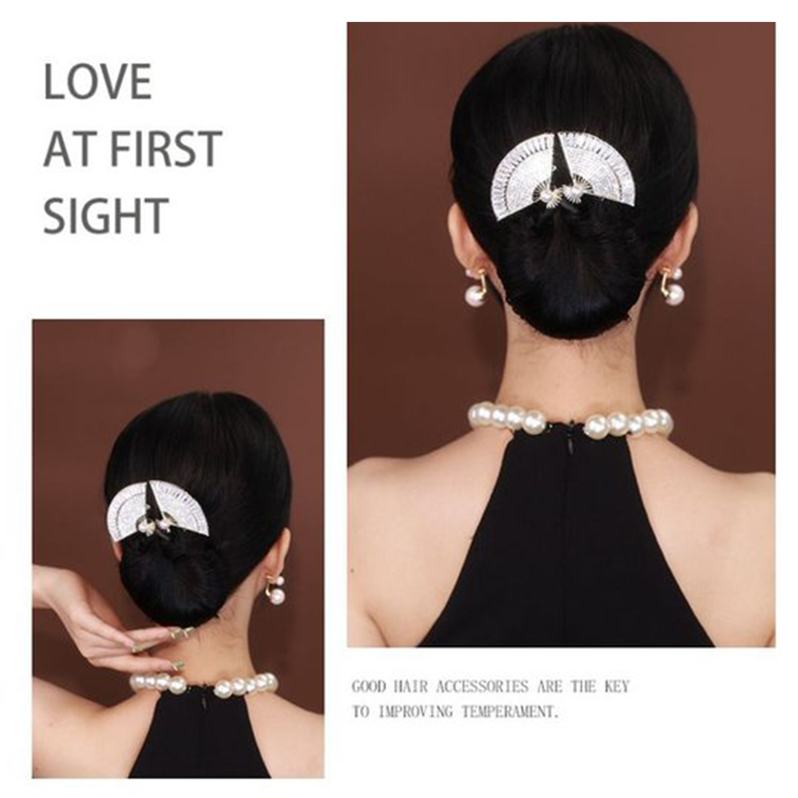 Double Nuts Hair Bun Maker para meninas, Hair Styling Twist Bun Hairpins, Flexível Conveniente de Usar, Cabelo Longo e Grosso Fino