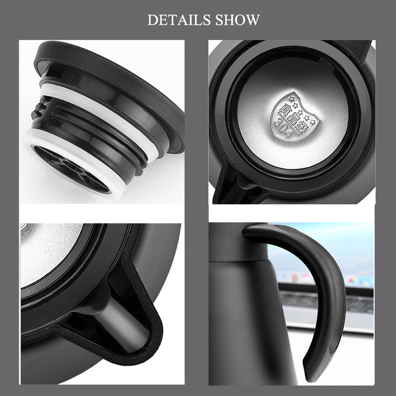 680ml/880ml Stainless Tea Pot Thermal Flask Water Kettle European Style TeaPot Coffee Pot Tea Kettle