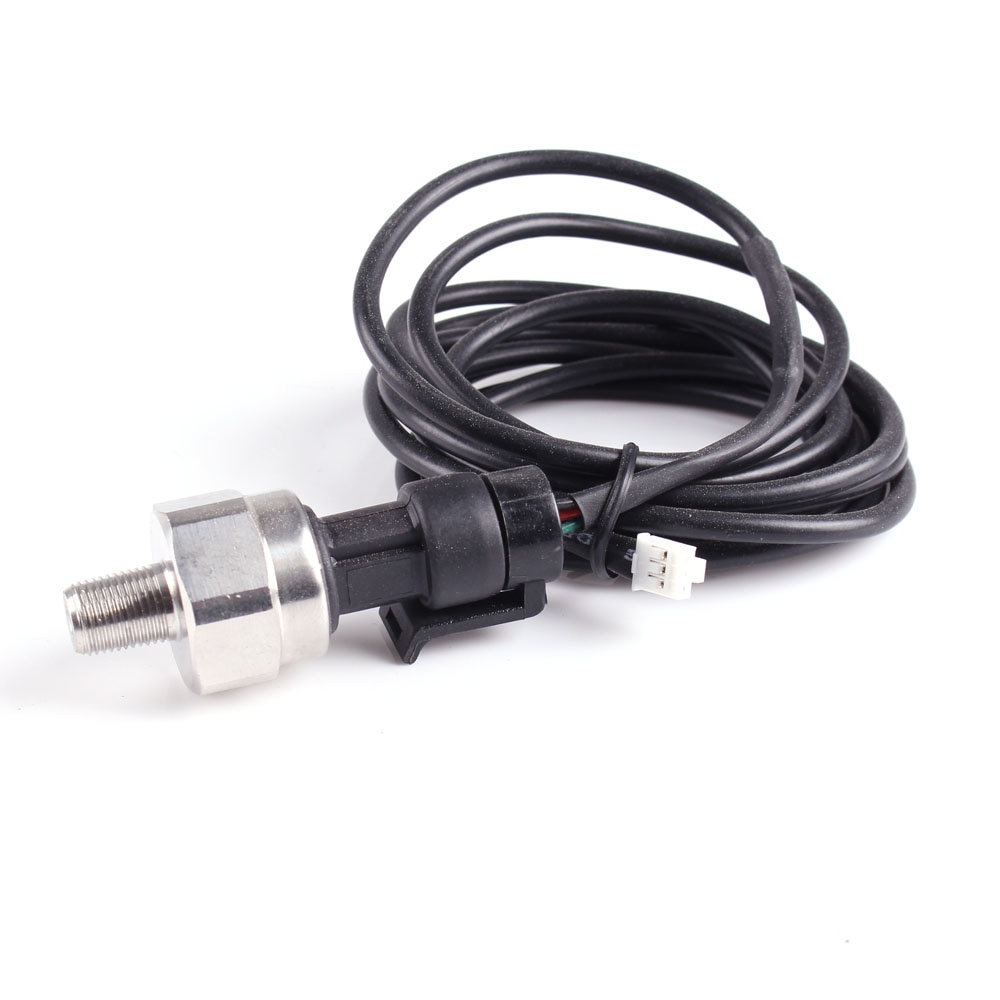 NPT 1/8 0-1.0Mpa (0-10bar) Stainless Steel Not carbon steel alloy shell Replacement electric Oil Fuel Pressure Sensor