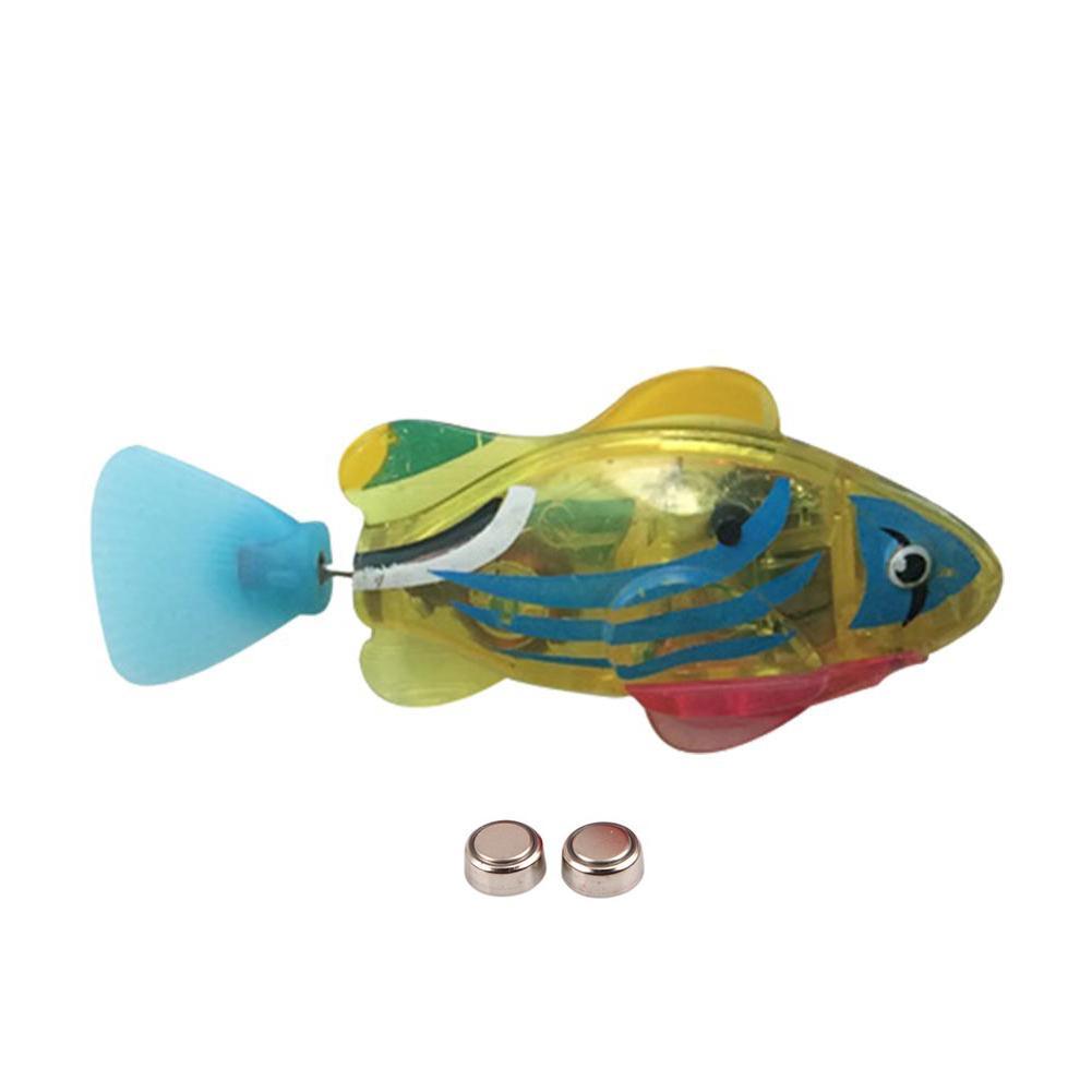 Sjov svømning elektronisk svømning fisk batteridrevet legetøj fisk kæledyr til fisketank dekorere fisk: H