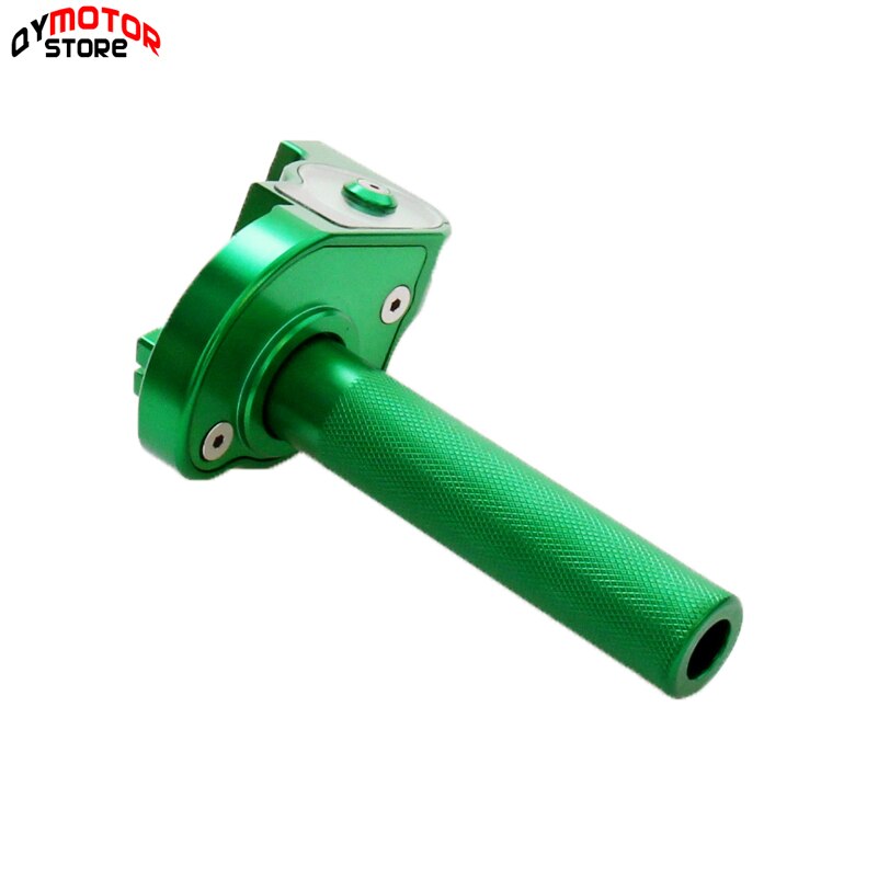 7/8 ''Cnc Aluminium Twist Gashendel Grip Voor Dirt Bike Quad Atv Pit 50cc 125cc 150cc 250cc: green