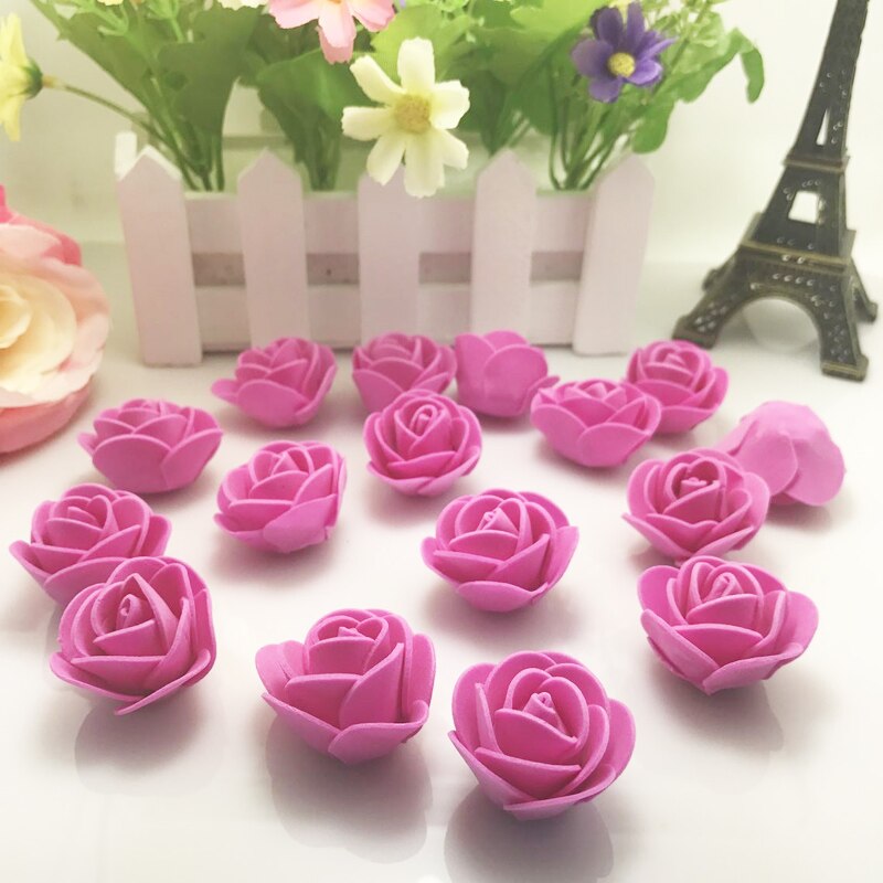 10pcs Tiffany blue Mini PE Foam Roses Artificial Flowers For Wedding Box Handmade Decoration DIY Wreath Valentine's day: rose