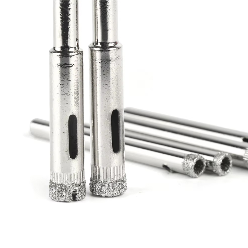 10 Stuks Diamant Gecoate Kern Gatenzaag Boor Set Voor Tegel Glas Keramische Voor Dremel Accessoires 3/4/5/6/8 Mm Maten