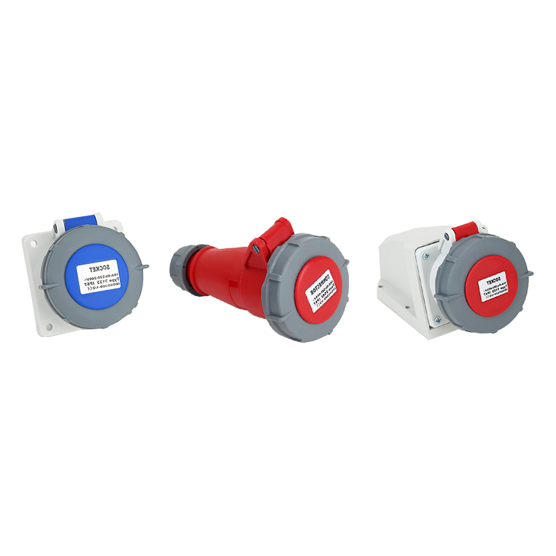 Industrial Plug and Socket 3P/4P/5Pin Electrical Connector 16A 32A IP67 waterproof Wall Mounted Socket MALE FEMALE 220V 380V