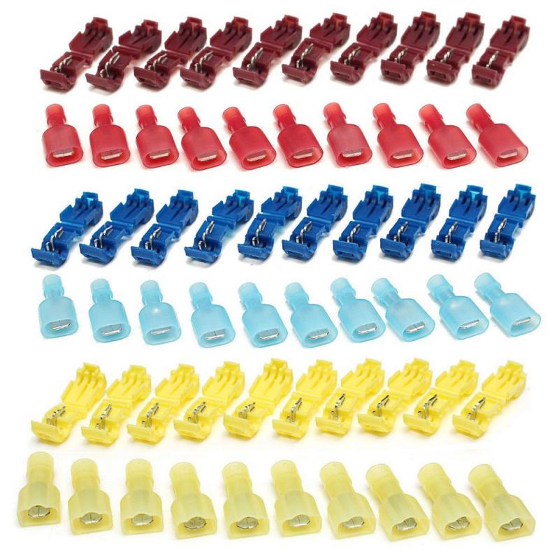 30pcs/60pcs/150pcs/300pcs Male Female Insulated Wire Quick Splice Terminal Connectors Set Electrical Cable Connectors tool