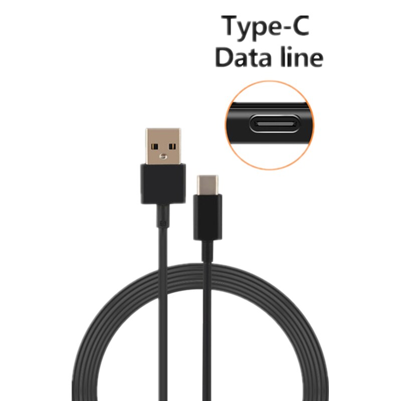 Xiaomi 18W caricabatterie rapido QC 3.0 caricatore USB tipo-c per Xiaomi Redmi Note 7 8 Pro 9 S Redmi 8 8A Mi 8 Lite 9 SE Max 3 Poco X3 M3: Type C Cable Black