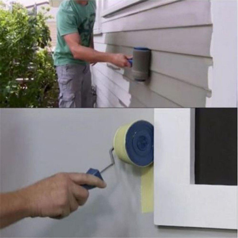 8Pcs Multifunction Paint Runner Roller Kit Pro Corner Brush Household Office Wall Decorate DIY Handle Painting Set Tools Rollers