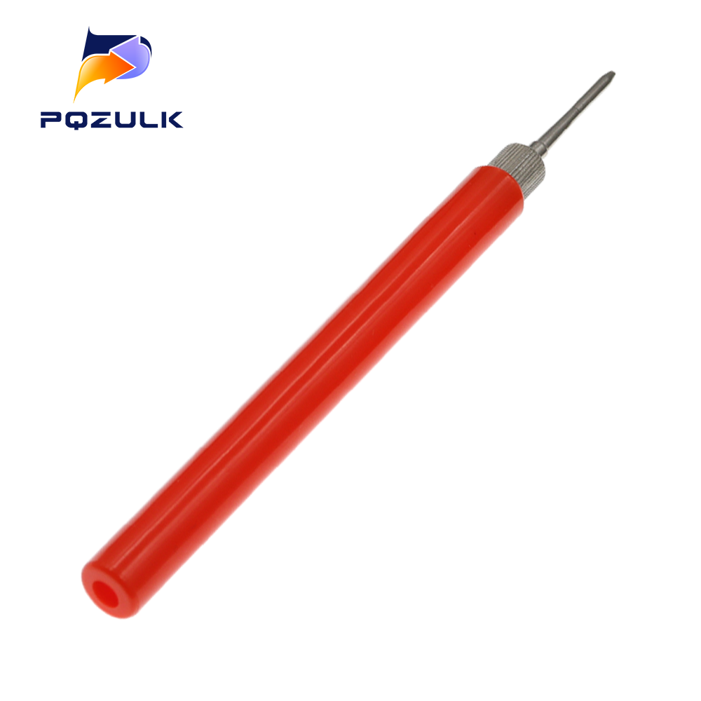 2PCS Multimeter Spring Test Probe Tip Insulated Test Hook Wire Connector Test Needles Electrical Test Probe Test Leads 128mm: Red