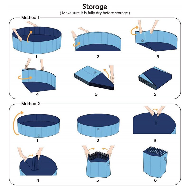 1PC Dog Pool Foldable Swimming Pool Pet Bath Swimming Tub Bathtub Water Bathing Supplies Collapsible Bathing Pool For Dogs Cats