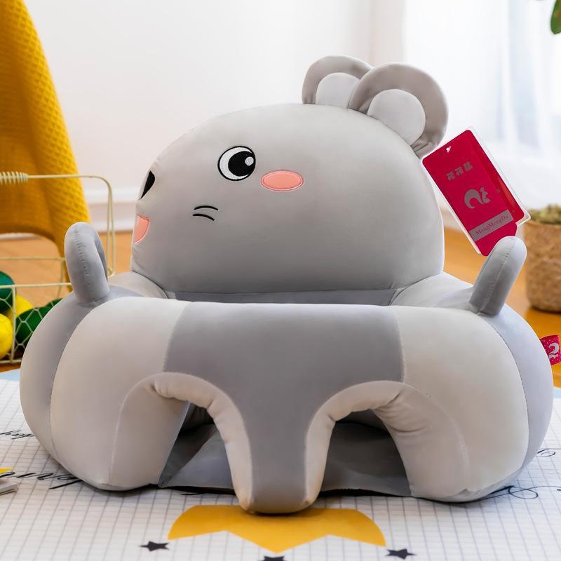Housse de canapé en coton avec fermeture éclair, pour siège de bébé, motif dessin animé, lavable uniquement: Laoshu