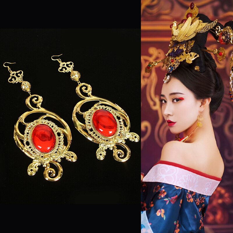 Qsj antiguo disfraz chino peluquería estilo antiguo imperial concubina Peluca de tocado: Hair 5