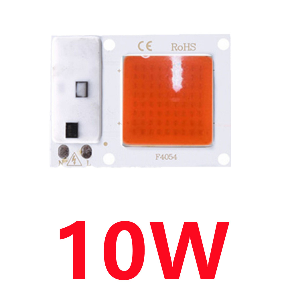 Chip de luz LED COB de espectro completo AC 220V 10W 20W 30W 50W-100W sin necesidad de controlador para el crecimiento de plántulas de flores iluminación de plantas: Azul / 20 W