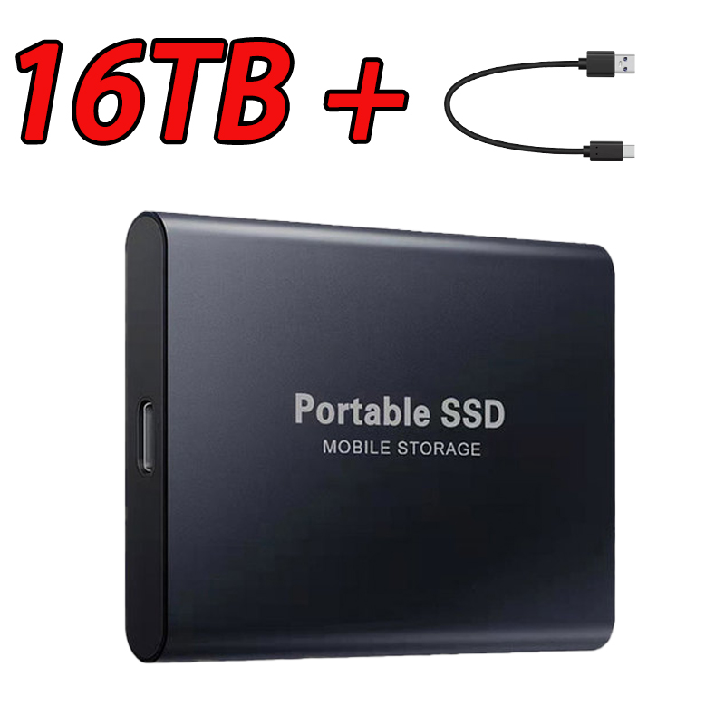 Ekstern ssd bærbar solid state-drev 1tb 4tb ultrahurtig harddisk til bærbar mac pc stationær data backup lagring disk