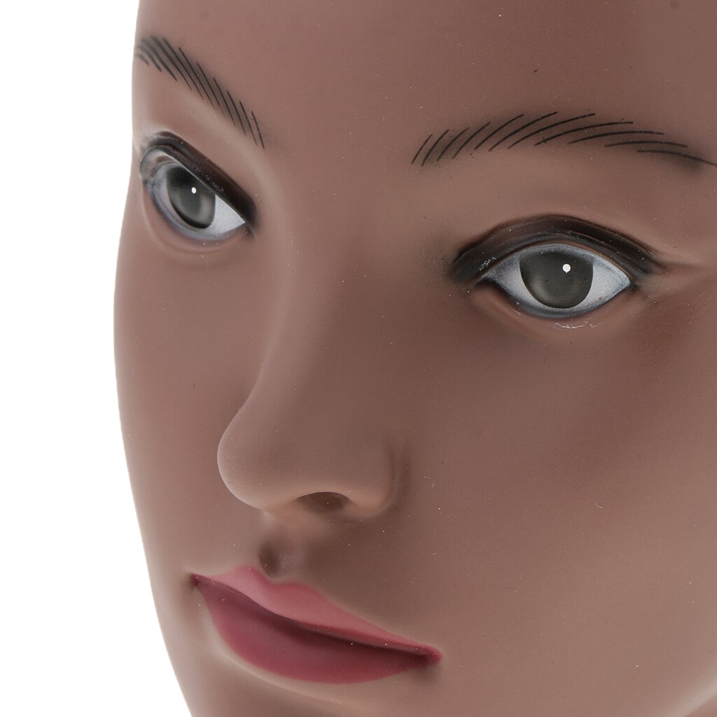 Mannequin Hoved Brun Kvindelig Pro Kosmetologi Par Grandado mannequin-hoved-brun-kvindelig-pro-kosmetologi-par-grandado