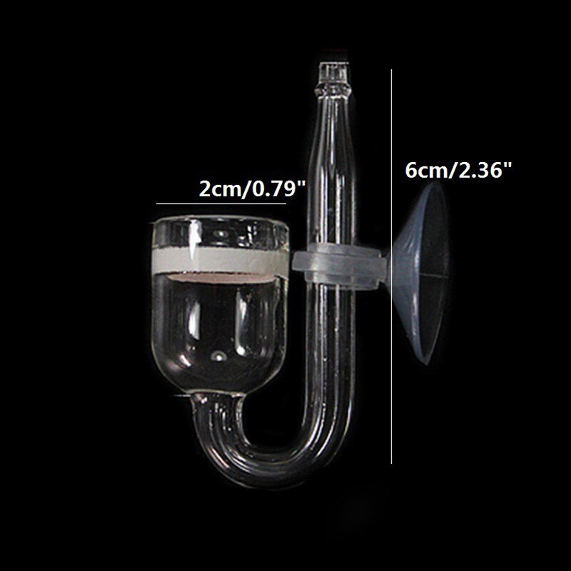 4 in 1 Aquarium U-Buizen Sukkels CO2 Verspreidt Terugslagklep Kooldioxide Reactor Regulator Aquarium Levende Plant verstuiver