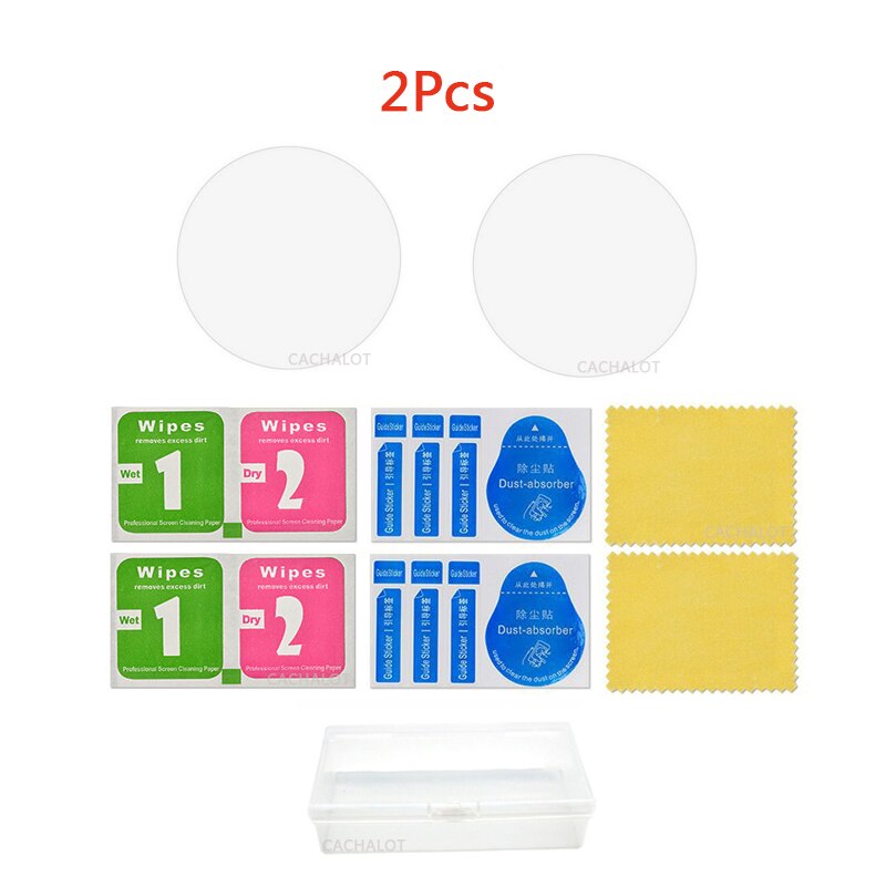 Insta360 EINE X2 Gehärtetem glas Film Kratz Screen Protector Für Insta360 EINE X2 Kamera Zubehör Len Film Glas Schutz: 2Pcs