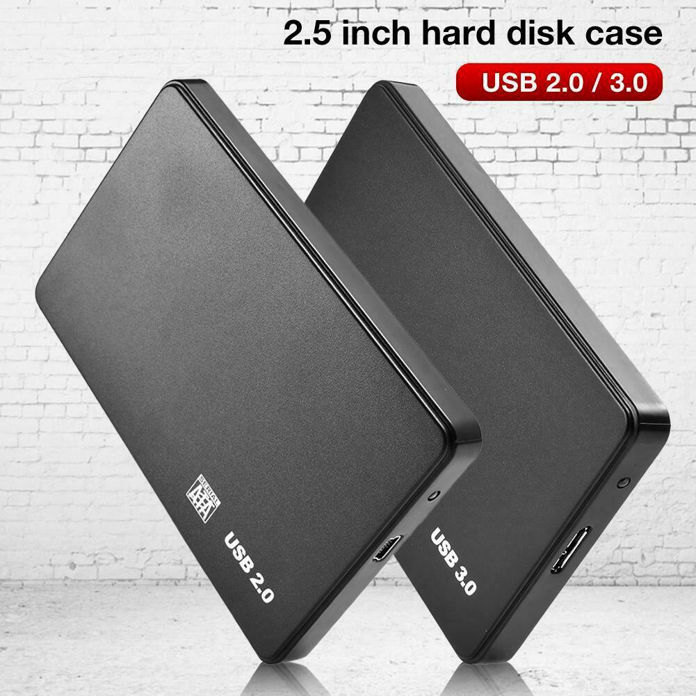 USB3.0/2.0 2.5inch SATA HDD SSD Case Sata to USB Enclosure Mobile External Hard Disk Case Box for Laptop Black Blue Disco