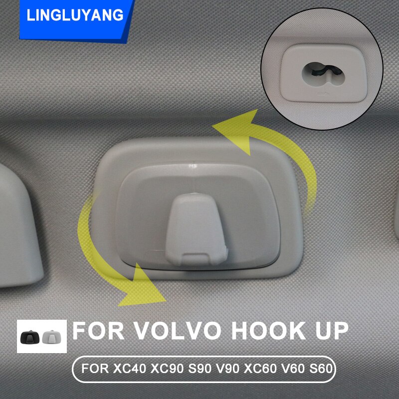 Für Volvo XC60 v60 s60 XC40 s90 v90 Auto kleiderbüGel haken hinten reihe defekt änderung spezielle haken für xc90 xc60