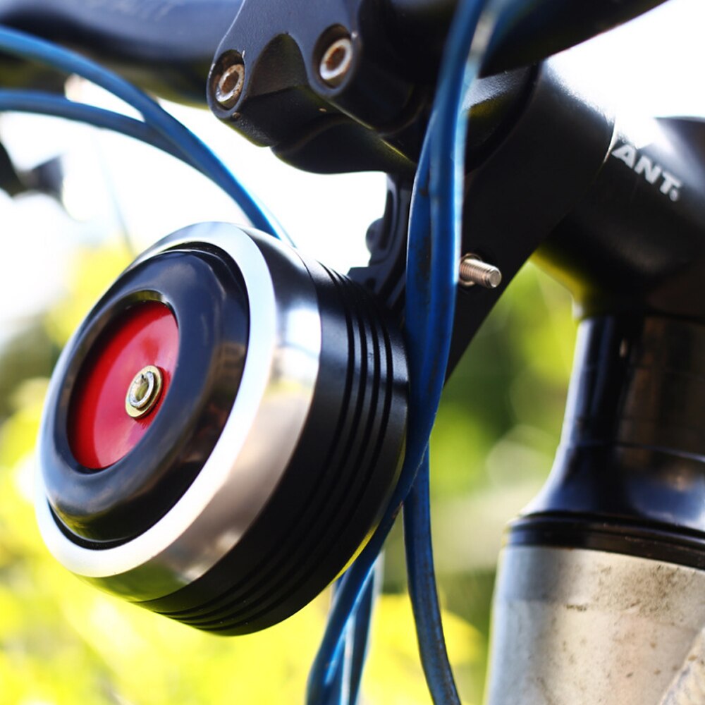 125db- oplaadbare elektrische fietsbel - diefstalfiets, motorfiets, scooterhoorn, optioneel veiligheidsalarm en afstandsbediening