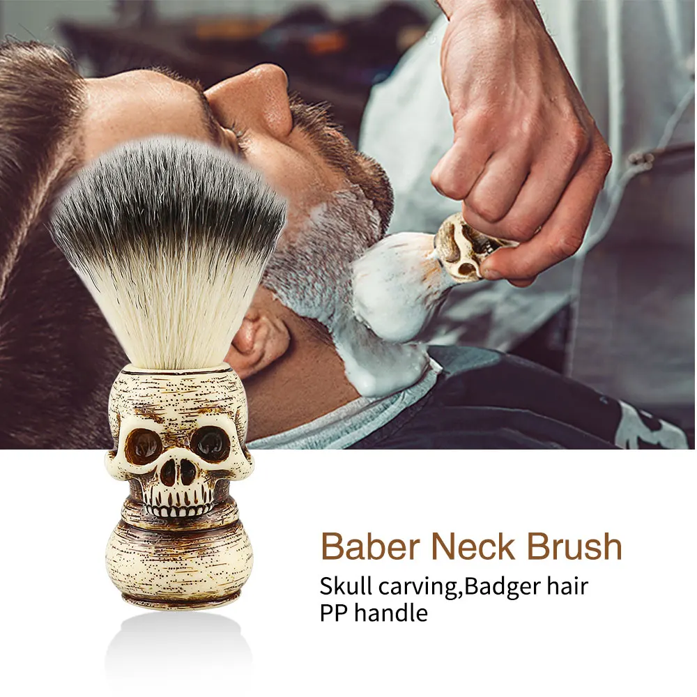 Barber Rasierpinsel männer Bart Reinigung Pinsel Schäumen Seife Schüssel Salon Rasieren Werkzeuge Rasieren Schüssel Haar Pinsel Bart Pinsel Sets
