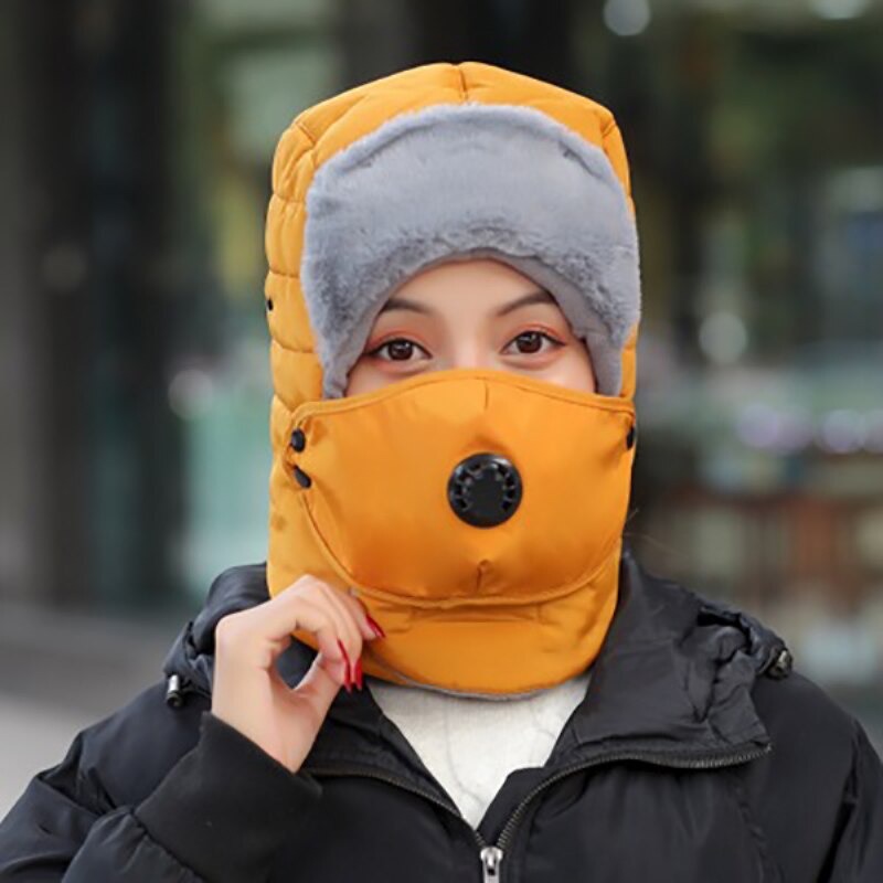 unisex Winter warm Neue Kappen Dicken Gläser Lei Feng Hüte Radfahren Winddicht Winter draussen Mittleren verändert Und Ältere Bomber hüte: 10