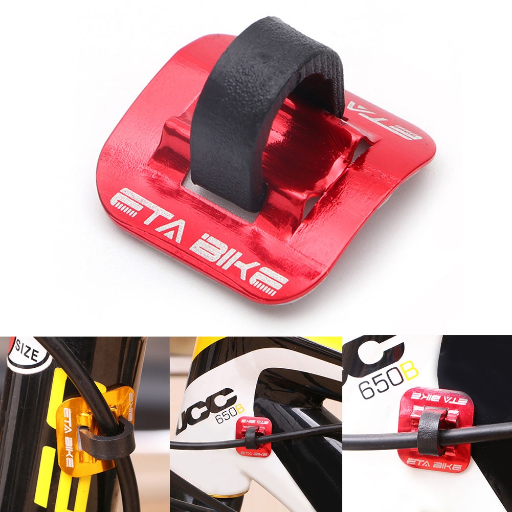 5 Pcs Bike Olie Buis Vaste Clips Gids Conversie Frame Vaste Klem Fiets Tubing Zetel Aluminium Clip Remkabel C vorm Gesp