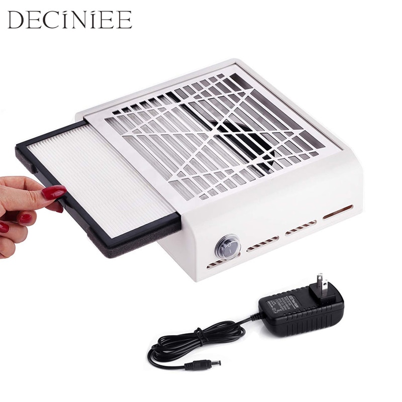 40W Sterke Power Nail Dust Collector Nail Fan Art Salon Zuig Dust Collector Machine Stofzuiger Fan