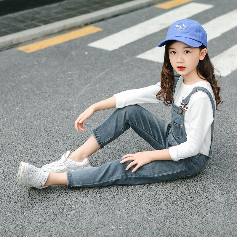 Toddler Retro Denim Worker Pocket Overalls main image 0