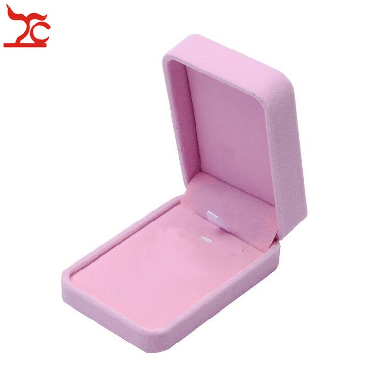 Wedding Jewelry Storage Case Amazing Red Velvet Ring Earrings Necklace Pendant Bracelet Storage Organizer Box: Silver
