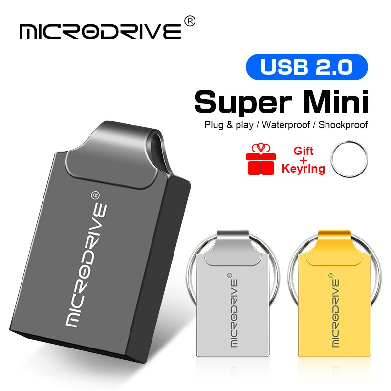 Usb-Stick 8GB 16GB 32GB 64GB Usb stick флешка Memoria 128GB 256GB Silber Wasserdicht u disk