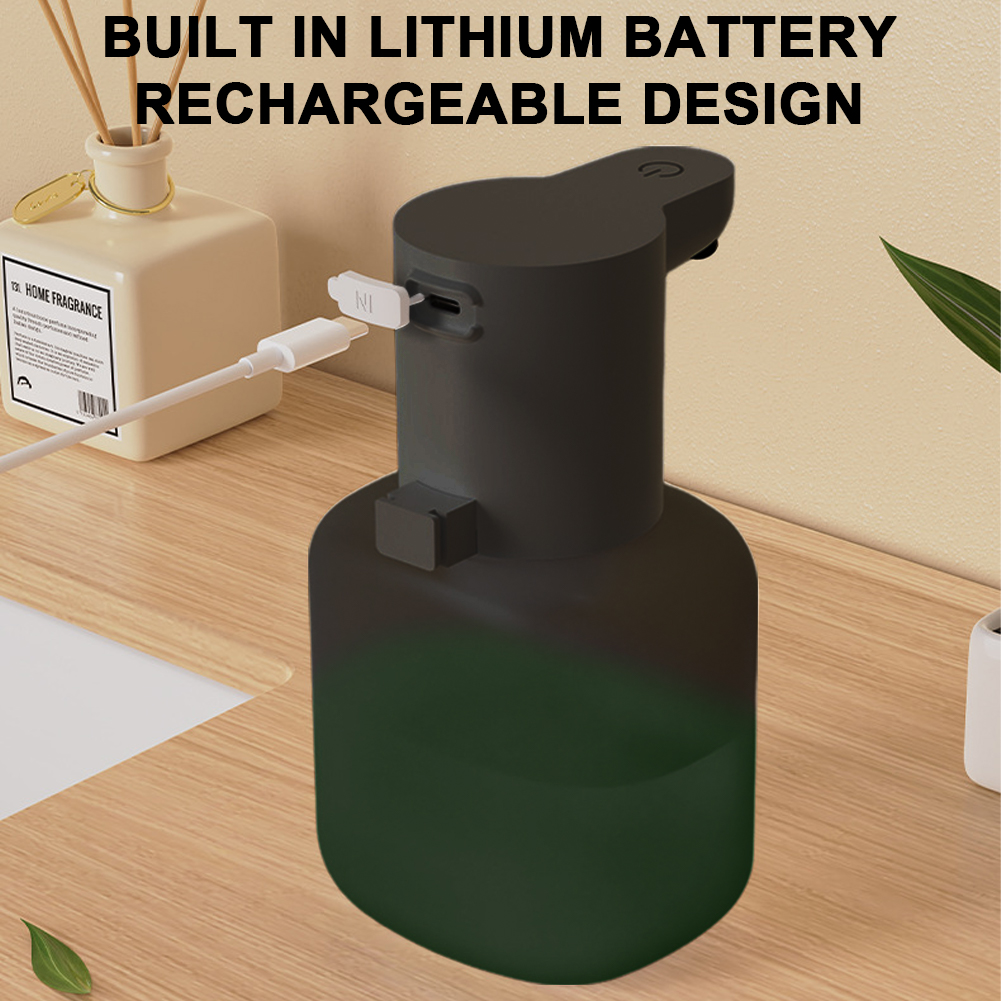 Máquina desinfectante de manos con Sensor automático de 550ml, dispensador de jabón líquido sin contacto de 4 velocidades, dispensador de jabón para platos para cocina y baño