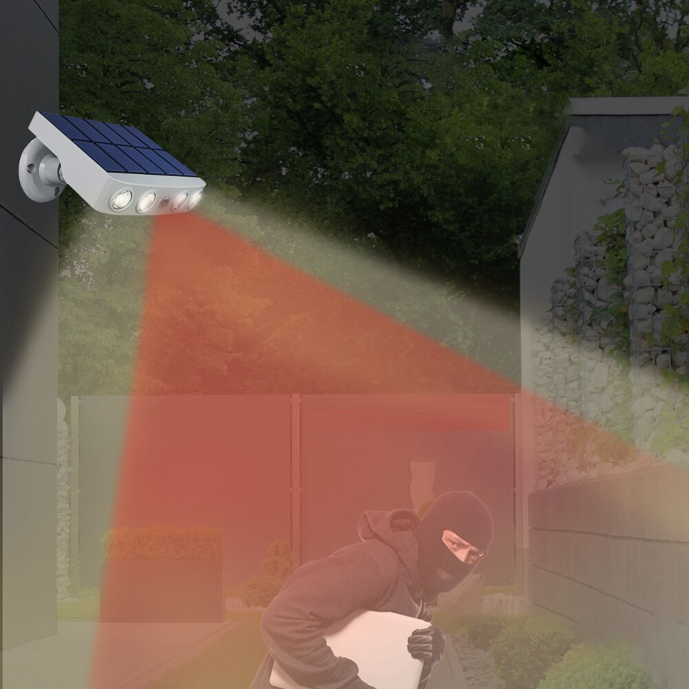 LED Solor Light Outdoor Wall Light Motion Sensor Patio Yard Garden Solar Lights IP65 Waterproof Street Lights Angle Adjustable