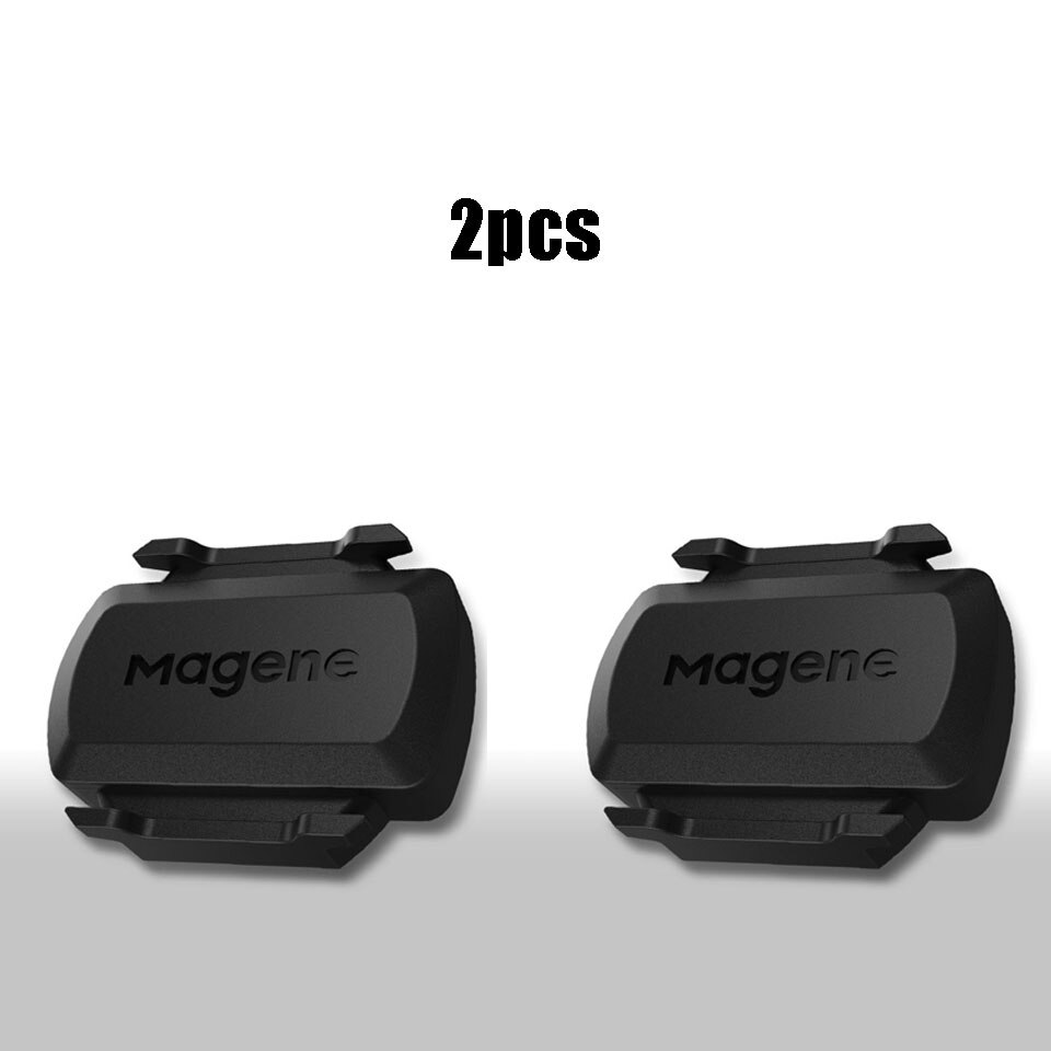 Magene-Sensor de cadencia S3 + para bicicleta, medidor de velocidad dual con interfaz ANT + y Bluetooth, Strava, Garmin, iGPSPORT, Bryton: 2pcs-S3