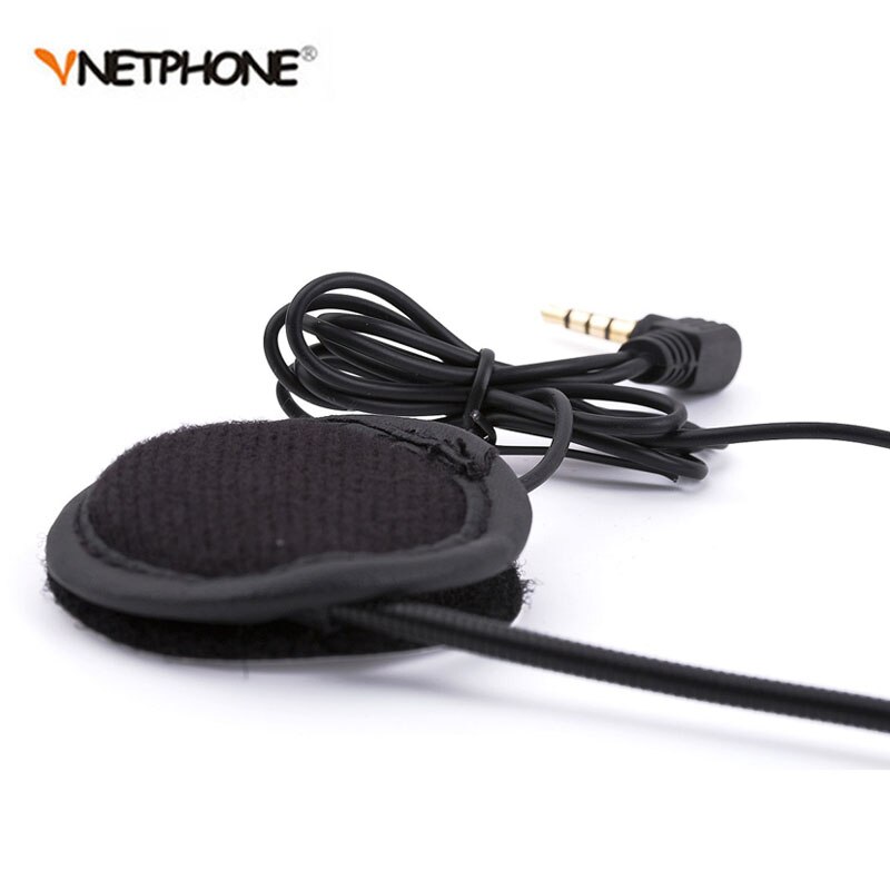 Vnetphone  v6 intercom tillbehör 3.5mm jack plug hörlurar stereo kostym för  v6 v4 motorcyklar bluetooth intercom bt interphone