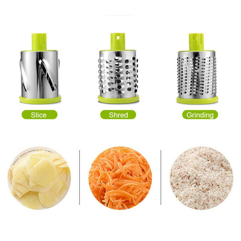 Household Manual Vegetable Cutter Potato Fruit Cutting Salad Machine Hand Roller Rotat Shredder Vegetable Cutter Kitchen Gadget
