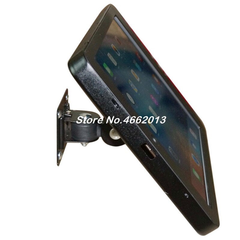 for iPad pro 12.9" security wall mount with anti-theft enclosure display lock holder mounting bracket support on shop hotel