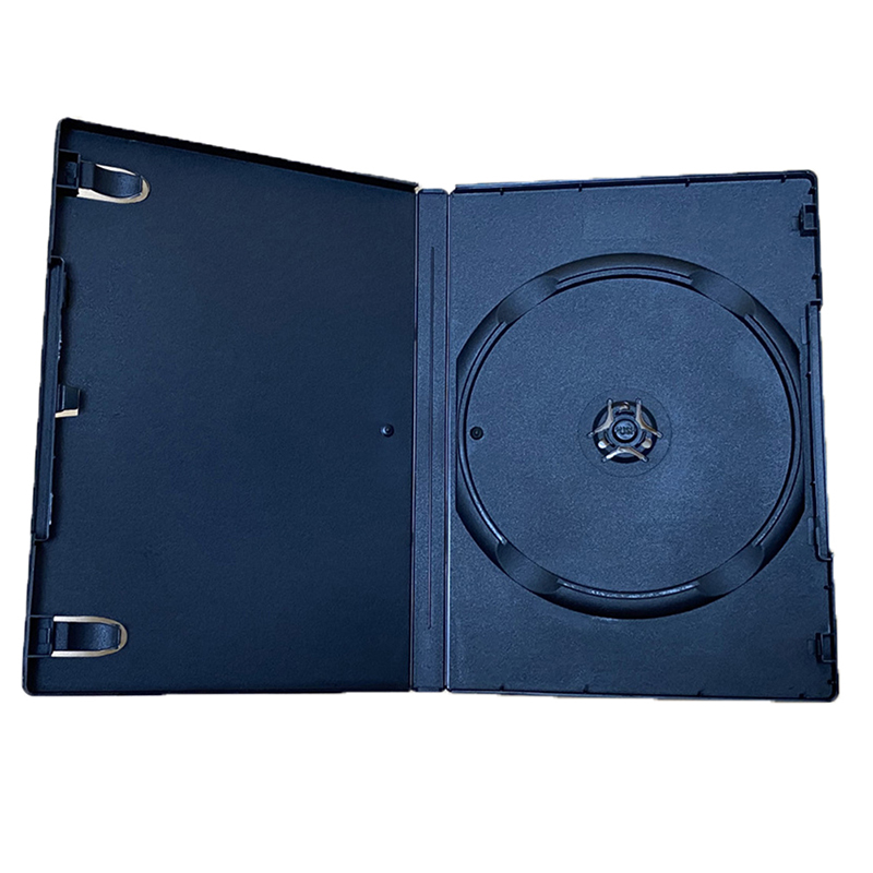 Plastic Black 14cm Thicken DVD Box Empty CD Case PP Plastic CD Case CD Case Capacity 1-2 Discs Packaging DVD Disc Storage Case: Light Grey