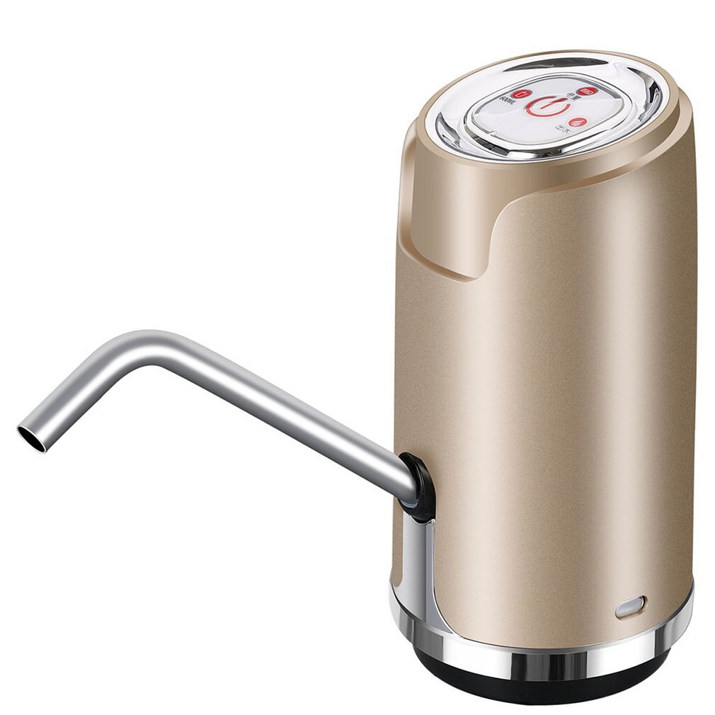 Luft elektrisk vatten dispenser pump automatisk dricksvatten flaska pump smart uppladdningsbart usb laddning vattenpump: Gul