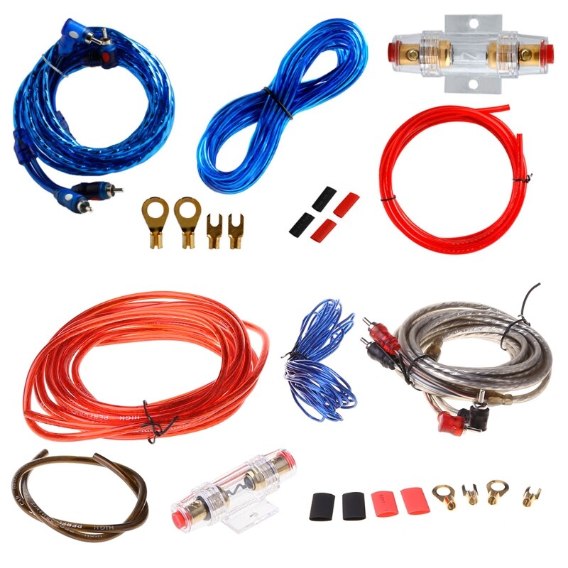 1500w Car Subwoofer Sub Amplifier AMP RCA Wiring Kit Cable FUSE