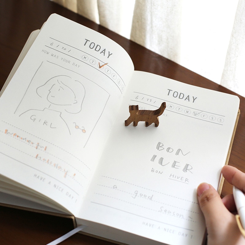 365 Days Notebook Agendas Diary Monthly Weekly study Planner Organizer Paper Note HandBook and Journals DIY book