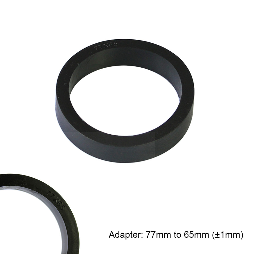 Adaptador reductor de R-EP para filtro de aire cónico de 76mm, 3 pulgadas, 77mm a 70mm, 65mm, 60mm, anillo reductor de goma Universal de 3 pulgadas a 2,75 pulgadas, 2,5'': 77mm to 65mm