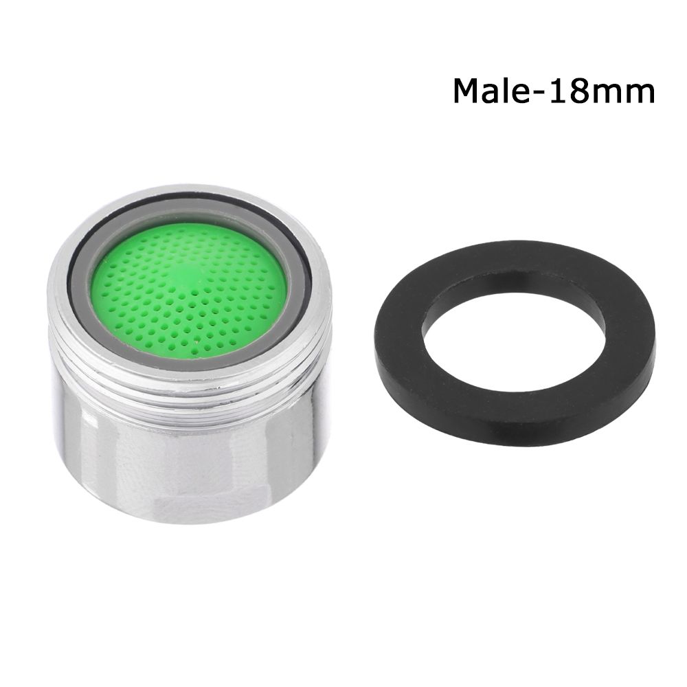 Water Saving Tap Aerator Faucet Tap Aerator Male Female Nozzle Spout End Diffuser Filter Home Kitchen Bathroom Accessories: WHITE