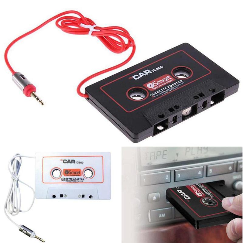 Convertisseur Cassette MP4/MP3 blanc, pour téléphone portable, Audio, voiture, Explosion