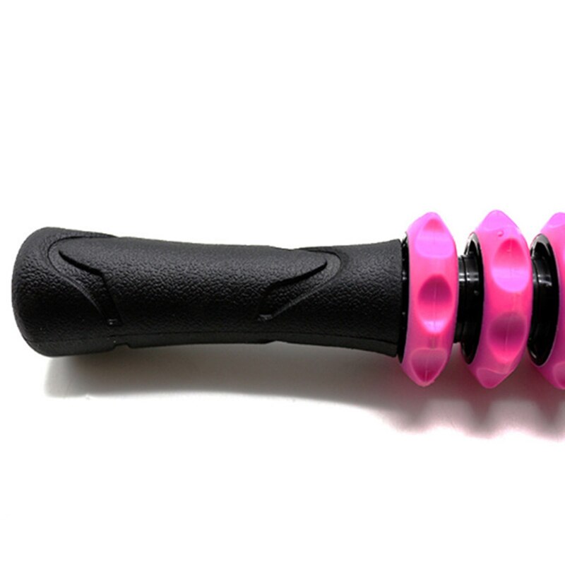 Yoga massage stick 13 stykke gear gym muskel rulle stick dyb massage træning bagben aflastende muskler til fitness sport grøn
