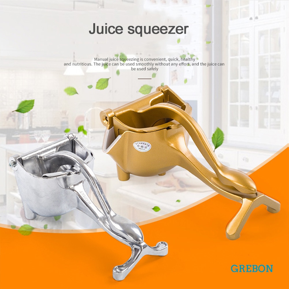 Handmatige Juicer Hand Rvs Fruitpers Draagbare Mini Citruspers Oranje Aluminium Keuken Gereedschap Quick Sap Pro